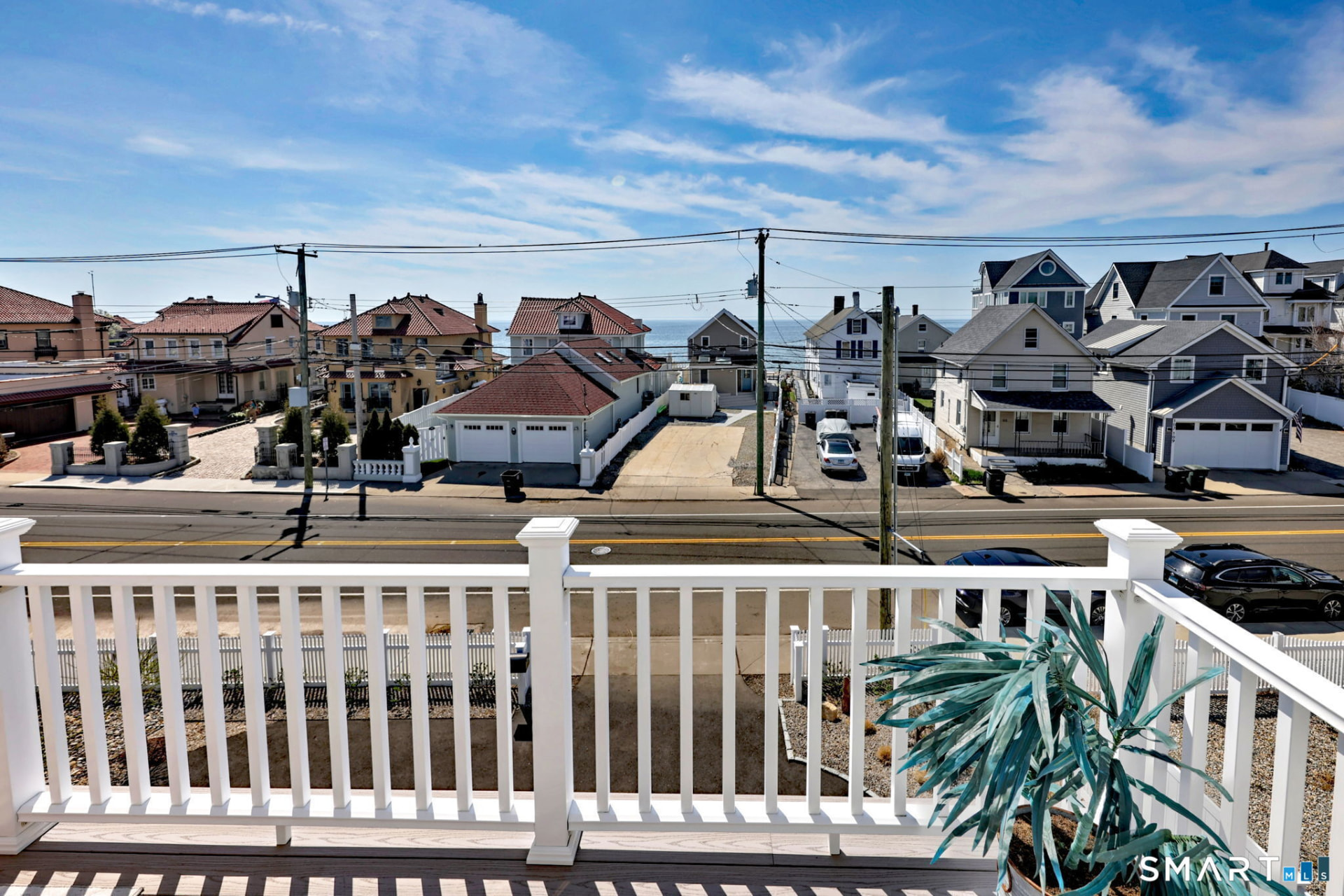 Front deck with ocean views