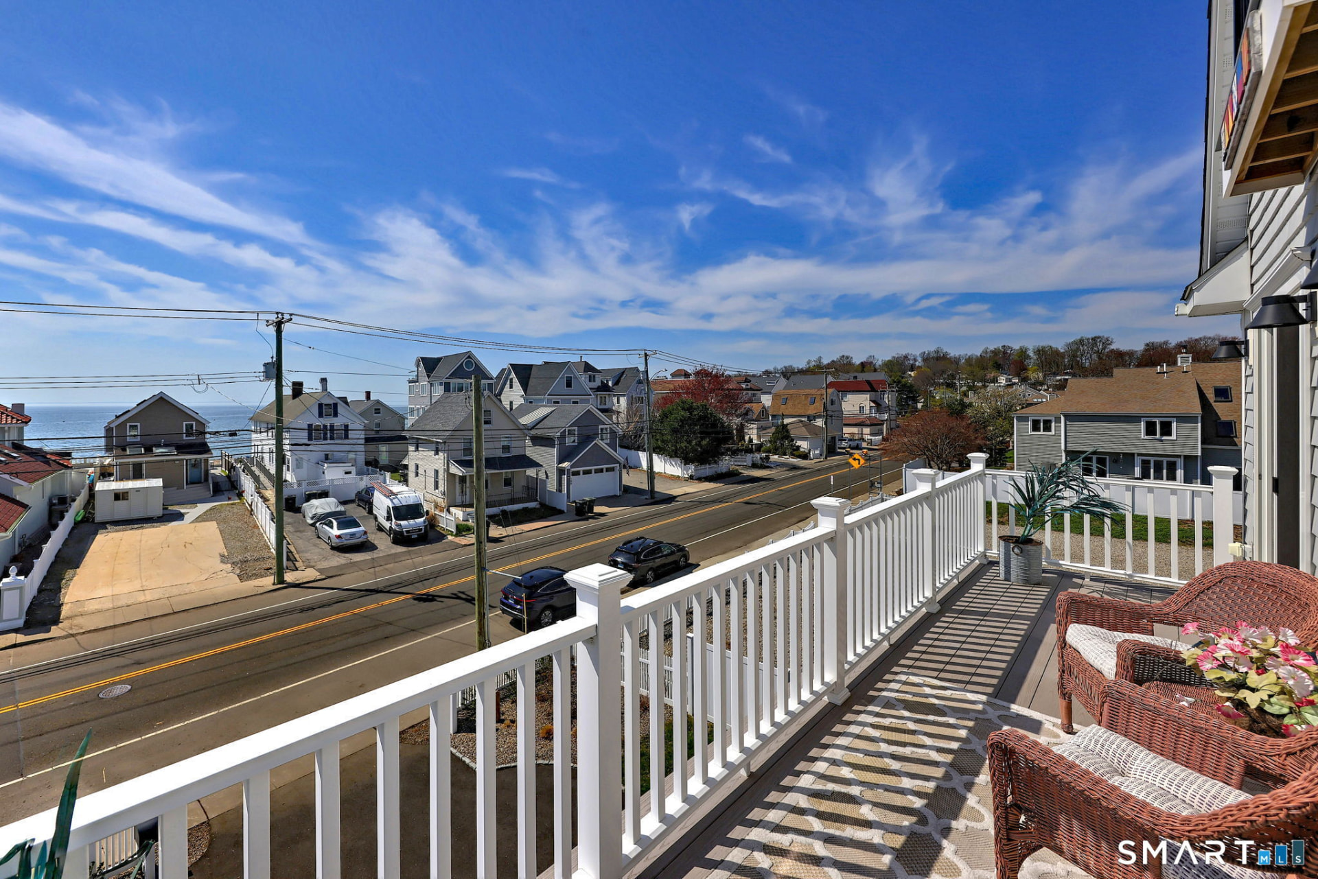 Front deck view